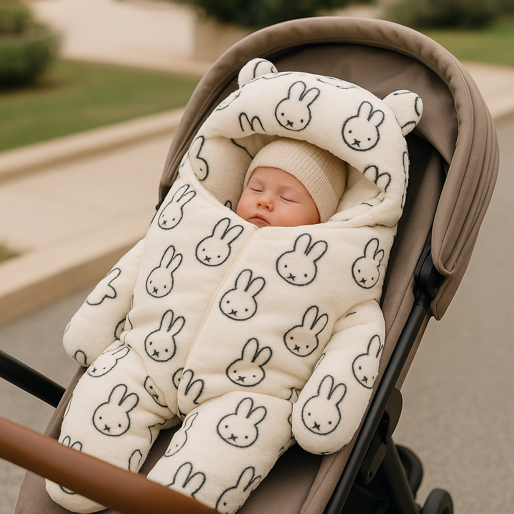 Bébé-dort-dans-nid-d_ange-polaire-lapin