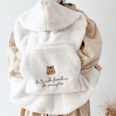Couverture-pour-porte-bebe-doudou-petit-écureuil