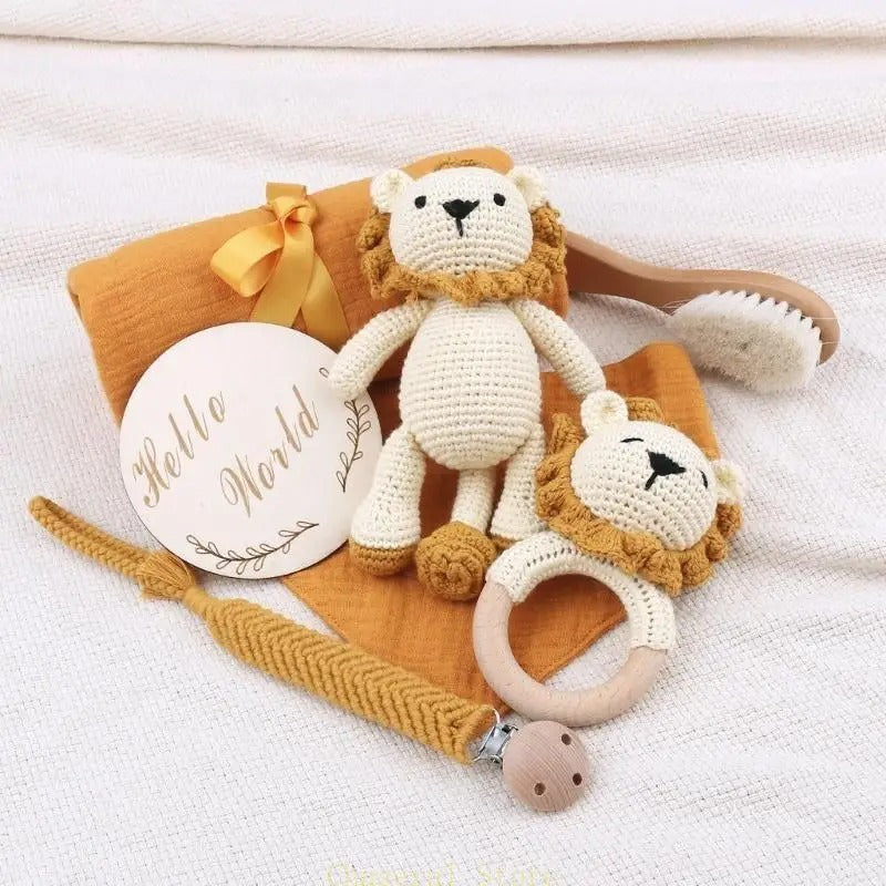 Couverture-d_emmaillotage-coffret-cadeau-naissance-attache-tétine-crochetée