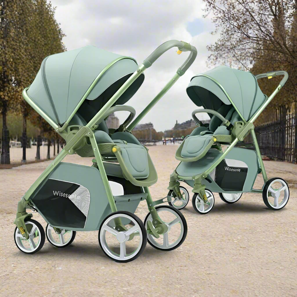 Deux-poussette-compacte-bidirectionnelle