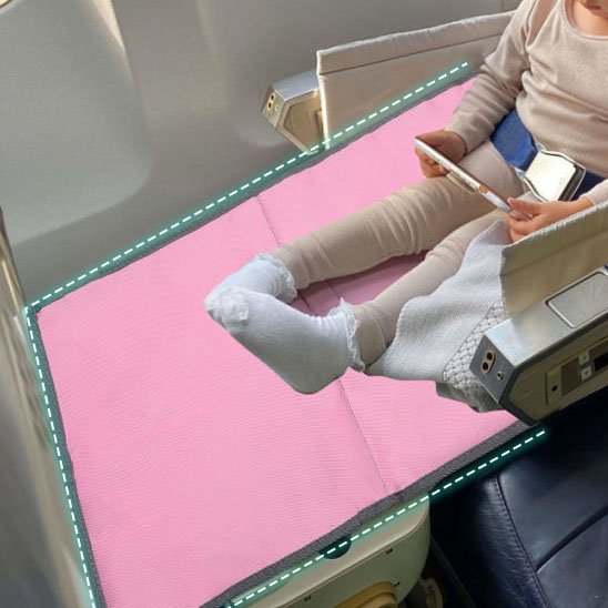Lit-de-voyage-bébé-ultra-compact-rose