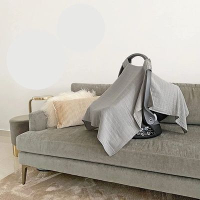 Pare-soleil-poussette-coton-naturel-gris