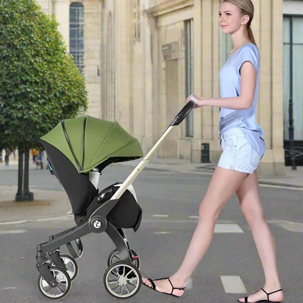 Poussette-pliable-balade-vert