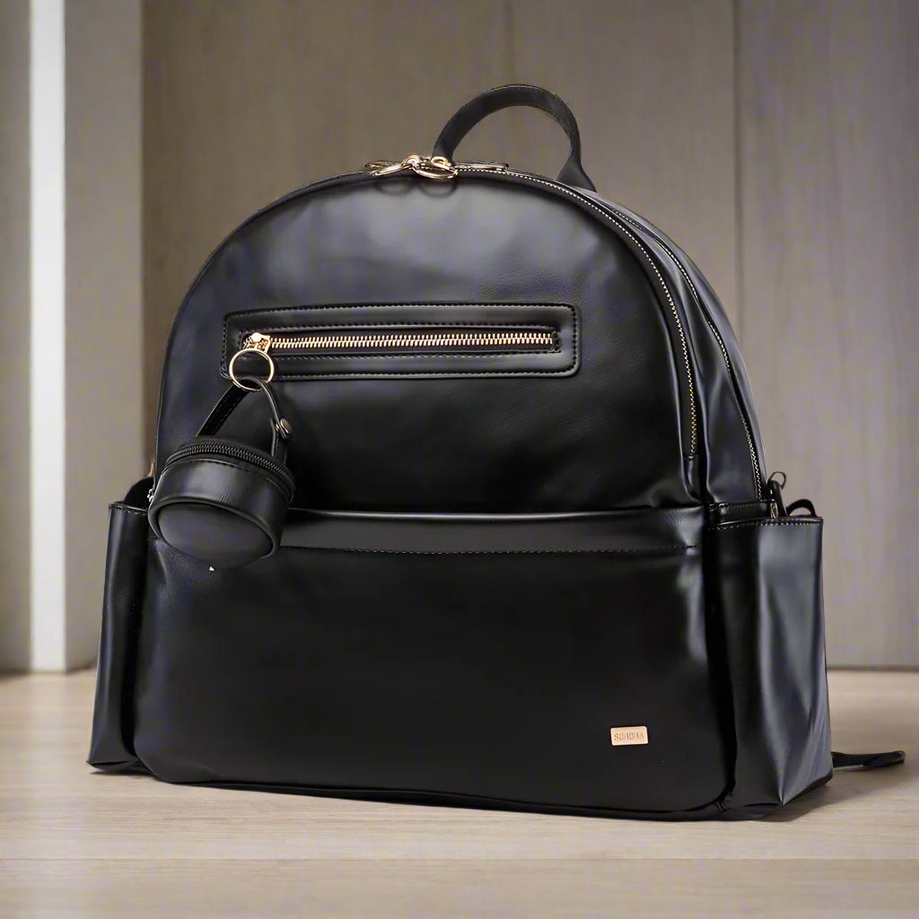 Sac-à-dos-à-langer-intemporel-robuste-noir