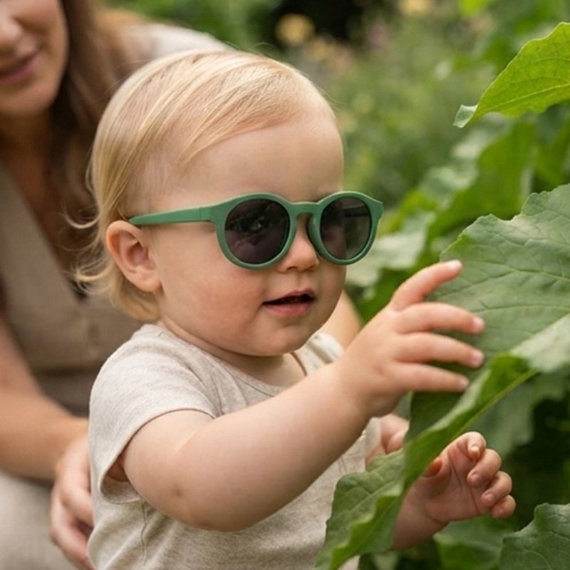 lunettes de soleil pour bebe baby cool verte