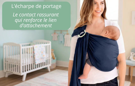 Contact rassurant qui renforce le lien d'attachement chancelière