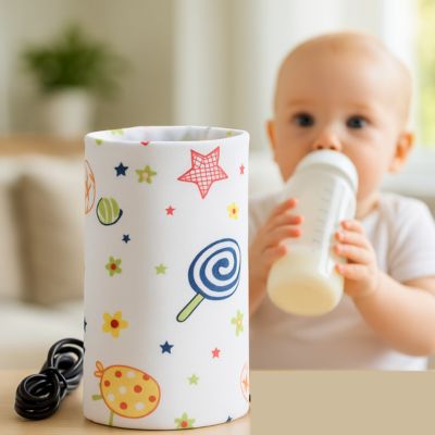 Bébé-boit-derrière-chauffe-biberon-USB-mignon-étoile