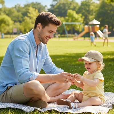 Casquette bébé nounours brodé beige