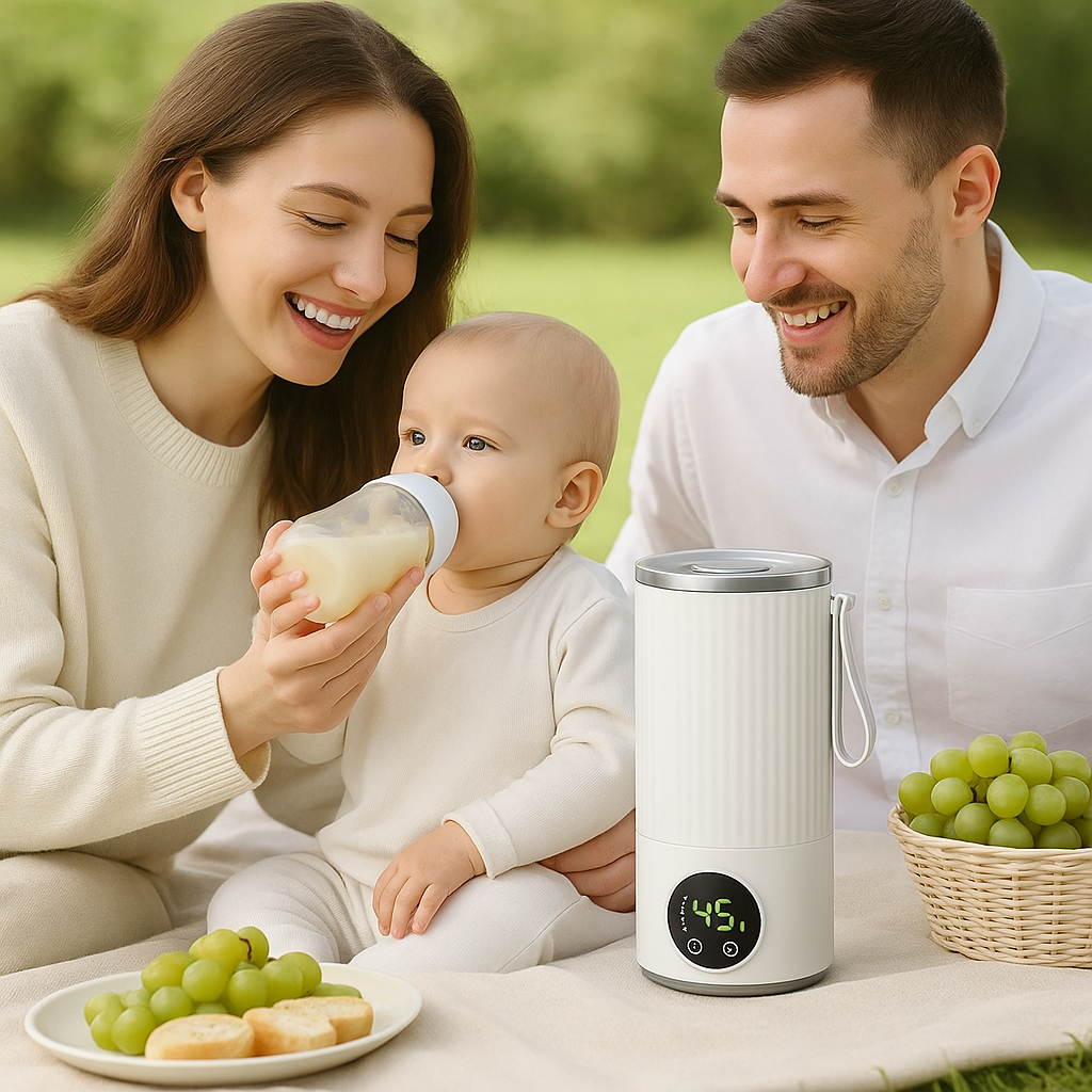 Chauffe-biberon-portable-liberté-parents-nourrissent-bébé