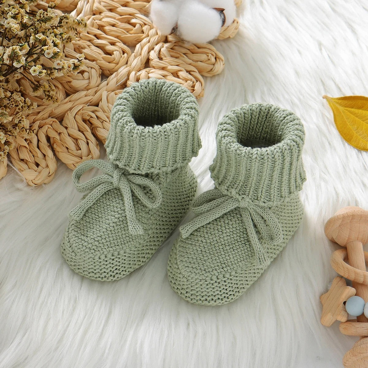 Chausson bébé confort vert