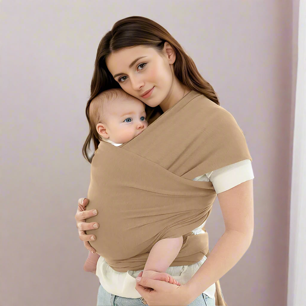Écharpe-portage-doux-câlin-beige