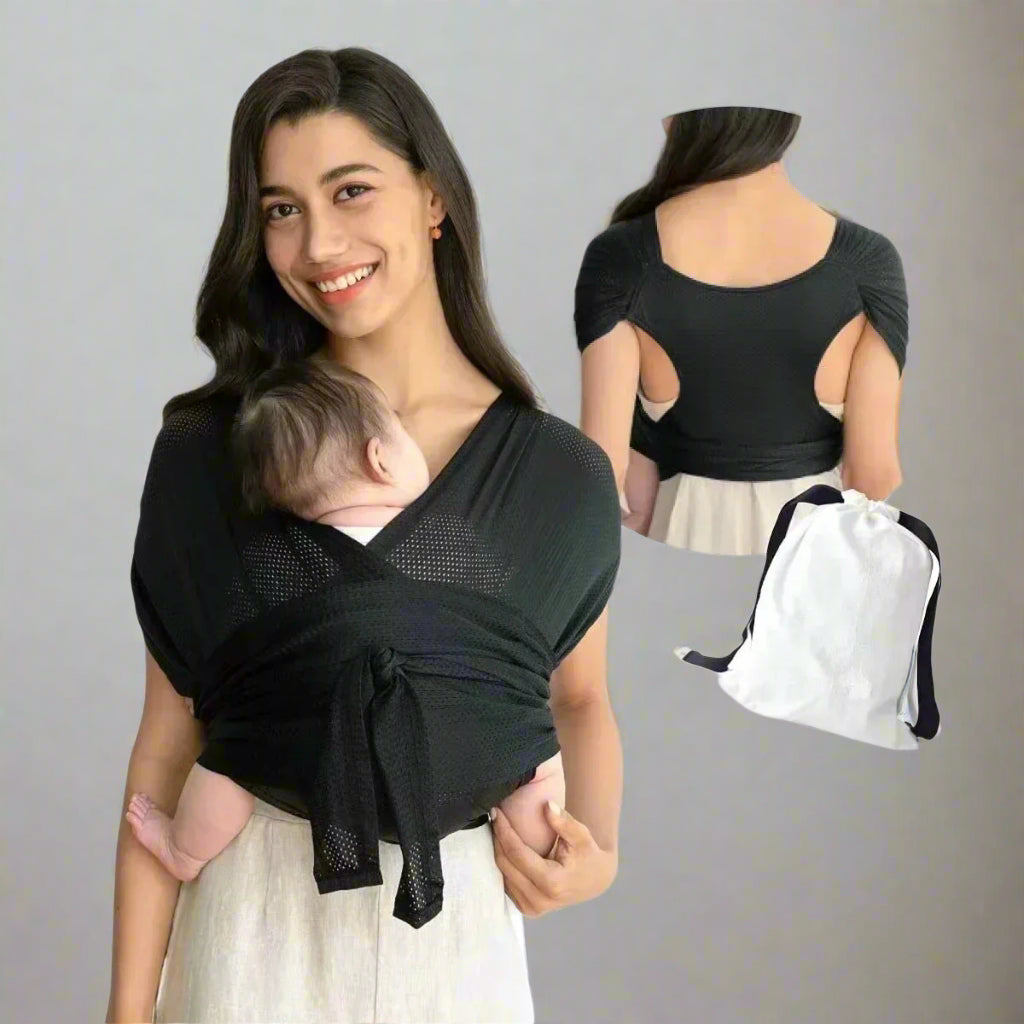 Écharpe-porte-bebe-aisance-noire