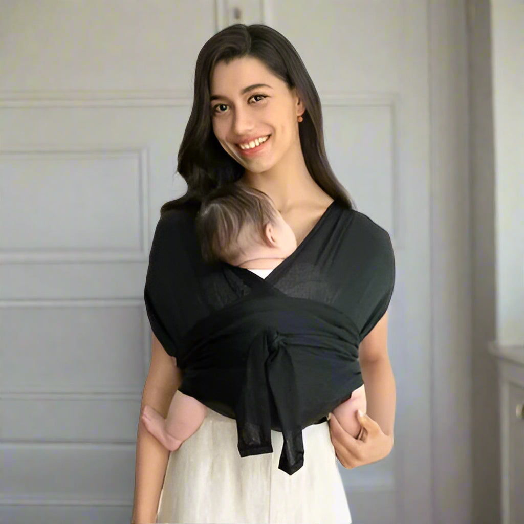 Écharpe-porte-bebe-aisance-noire