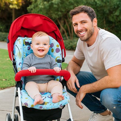 Matela-poussette-2-en-1