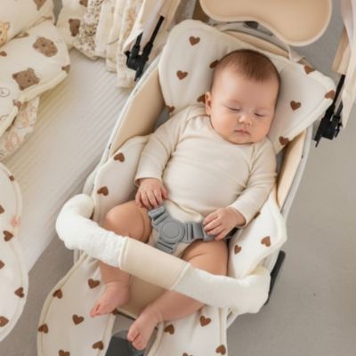Matelas pour poussette doux câlin coeur