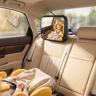 Miroir voiture bebe visibilité optimale sur siège arrière auto