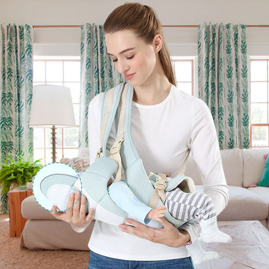 Porte bebe polyvalent vert pâle