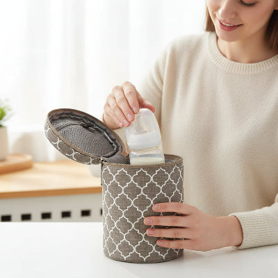 Porte biberon isotherme ThermoBaby  Kaki