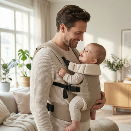 Porte bebe kangourou mobilité beige