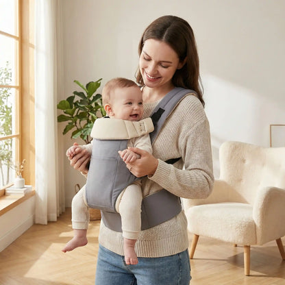 Porte bebe kangourou mobilité gris