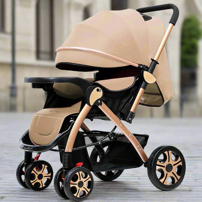 Poussette-bebe-spacieuse-beige-dans-espace-urbain