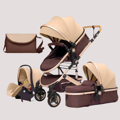 Poussette-3-en-1-classique-marron-beige
