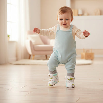 Premiers pas avec chaussures bebe animaux ludiques