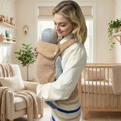 Réconfort maman avec porte bebe kangourou douceur velouté