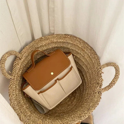 Sac-à-langer-Tendance™-robuste-dans-panier-en-osier