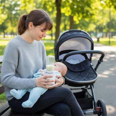 Sortie-poussette-avec-chauffe-biberon-bebe-intelligent