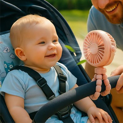 Ventilateur-bebe-silencieux-rose