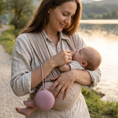 boite a tetine hygiénique compacte rose