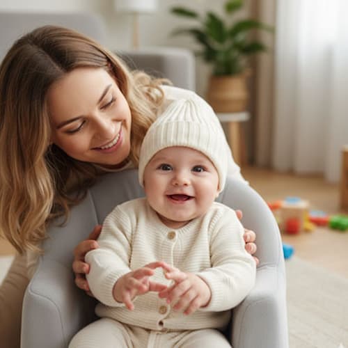 bonnet bébé tricoté côtelé couleur blanc