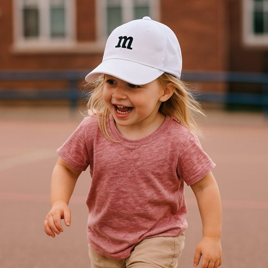 Casquette bebe soleil doux blanche