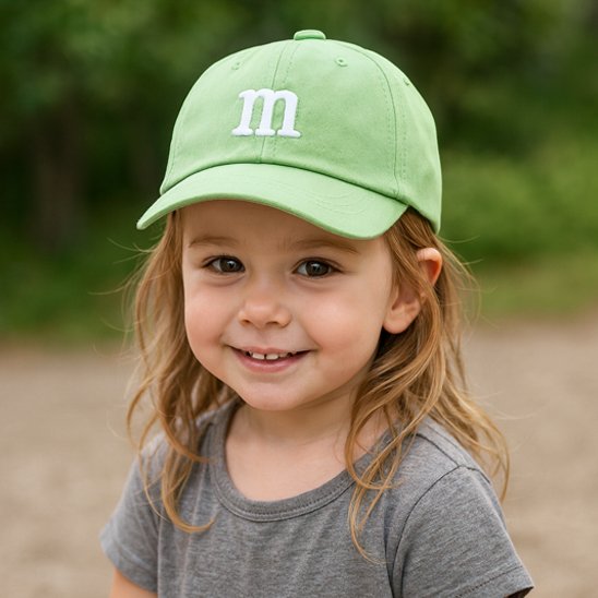 Casquette bebe soleil doux verte