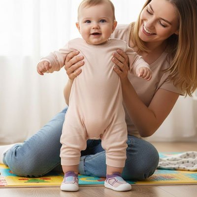 chaussure premier pas bebe respirante rose