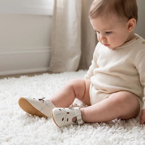 chaussures bébé fille premiers pas dentelle couleur blanc