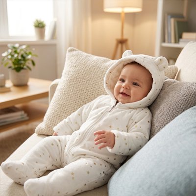 combinaison pour bebe enveloppante étoile