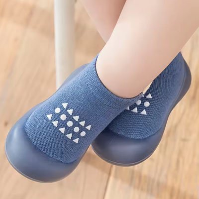 Confort de chaussure bebe souple liberté bleue