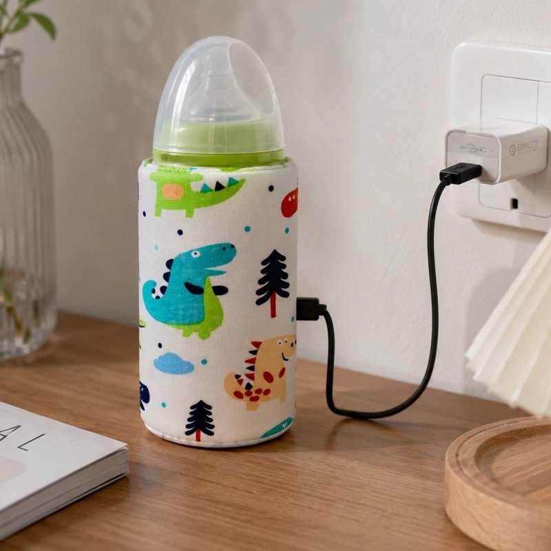 Connexion USB de chauffe-biberon portable sans fil tout azimut