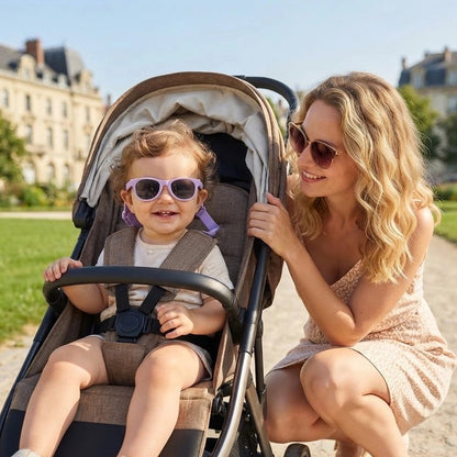 lunettes de soleil bebe protekto violet