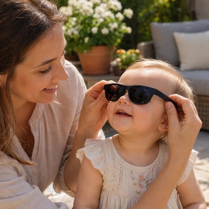  lunettes de soleil bebe souplex noire