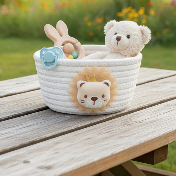 PANIER BEBE RANGEMENT | tressé naturel