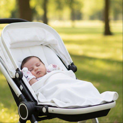moufle bebe douceur ultra dans poussette