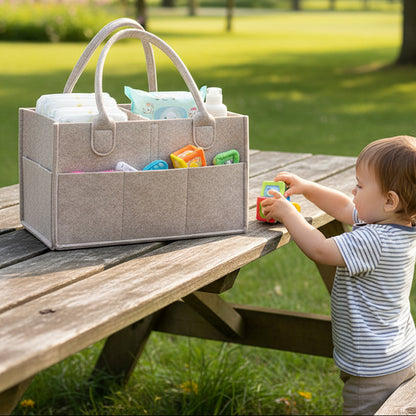 panier rangement bebe multifonctionnel  en pique-nique