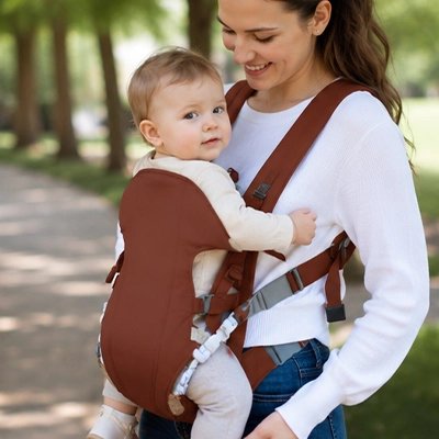 Porte bébé physiologique ultra-proxim marron