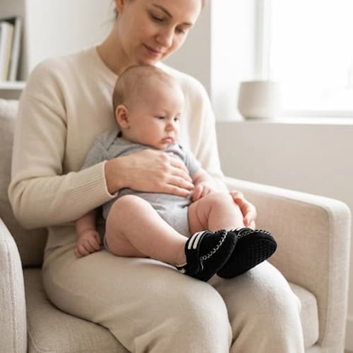 premier pas bebe chaussure découverte couleur noir