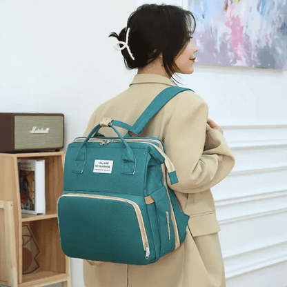 Sac-à-dos-à-langer-voyage-vert