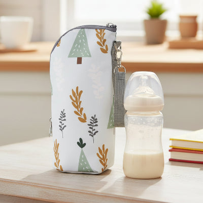 Sac isotherme biberon ultra-léger sur table