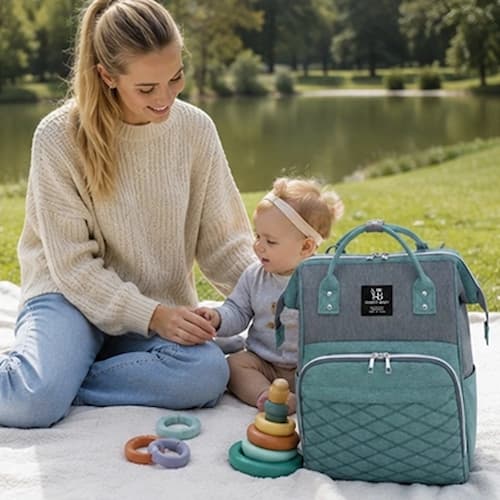 sac a langer sac a dos liberté travel couleur vert